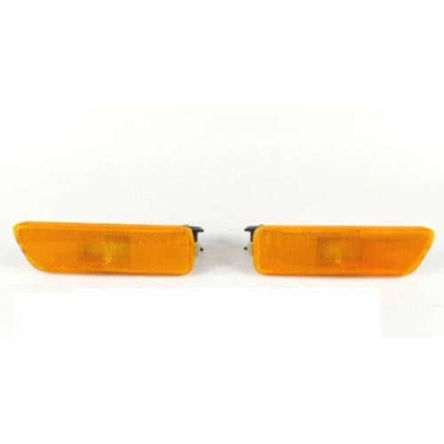 Front Bumper Plastic Side Marker Turn Light Lamp For VW GOLF JETTA MK4 1999-05 g - Picture 7 of 7