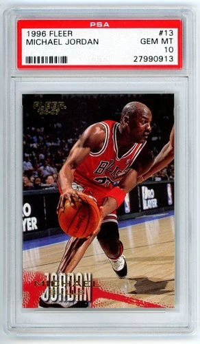 Michael Jordan 1996-97 Fleer #13 PSA 10 Gem Mint