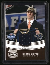 2008 Bowman #DJ-CL Chris Long Draft Day Selections Relics