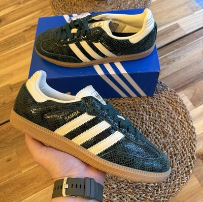 Adidas Samba OG Snakeskin Collegiate Green (Damen) JR8848 NEU