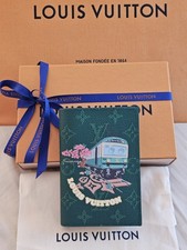 Louis Vuitton Wallet  Passport Green Monogram Cover Holder Limited Edition New