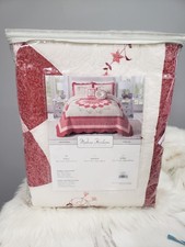 Caroline Embroidered Quilted Bedspread Full R...