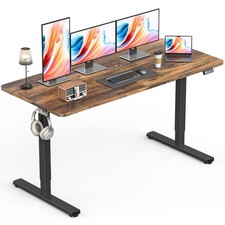 Standing Desk, Height Adjustable Stand up Desk, 55 x 24 Inches Sit Stand Home...