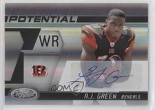2011 Certified Certified Potential Signatures 22/35 AJ Green #1 Auto uk2