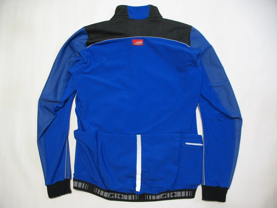 ASSOS Airblock 851 Cycling Jacket Windbreaker Thermal Bike Men Blue Size XL - Image 2 of 4