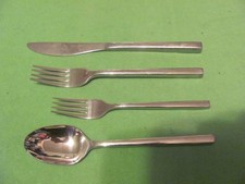 POTTER BARN 4 Piece Stainless Steel Flatware.