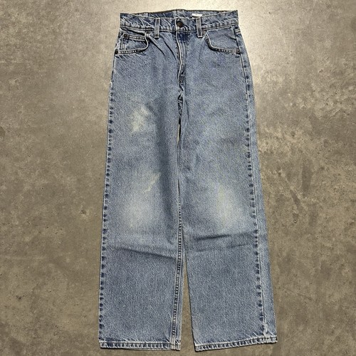Jeans Vintage Años 90 Y2K Levi’s 565 Student Fit Pierna Ancha Hechos en México 26x26 - Imagen 4 de 7