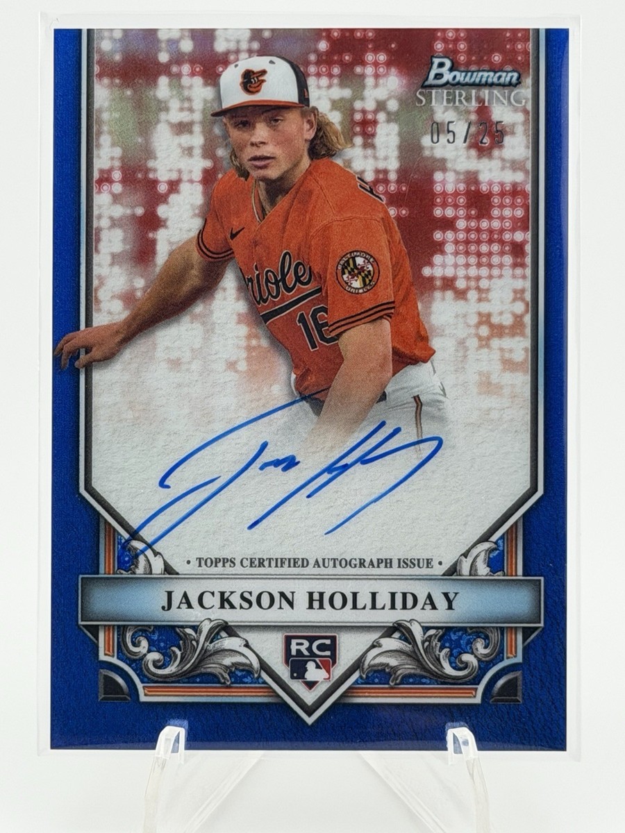 ゲームセンター・ゲームカード BOWMAN STERLING JACKSON HOLLIDAY JACKSON HOLLIDAY 2024 BOWMAN STERLING RC BLUE /25 Baltimore | eBay