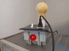 Dim Bulb Tester w/ 100W Bulb & Voltmeter Current Limiter for Amplifiers Stereos