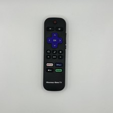 HISENSE ROKU TV Remote with NETFLIX  DISNEY  HULU  APPLE TV Genuine USED