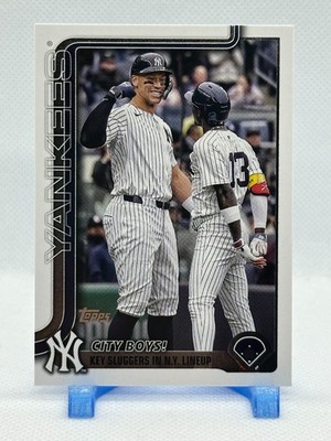 City Boys - Judge-Chisholm Jr 2025 Topps Update Series #US85 - New York Yankees
