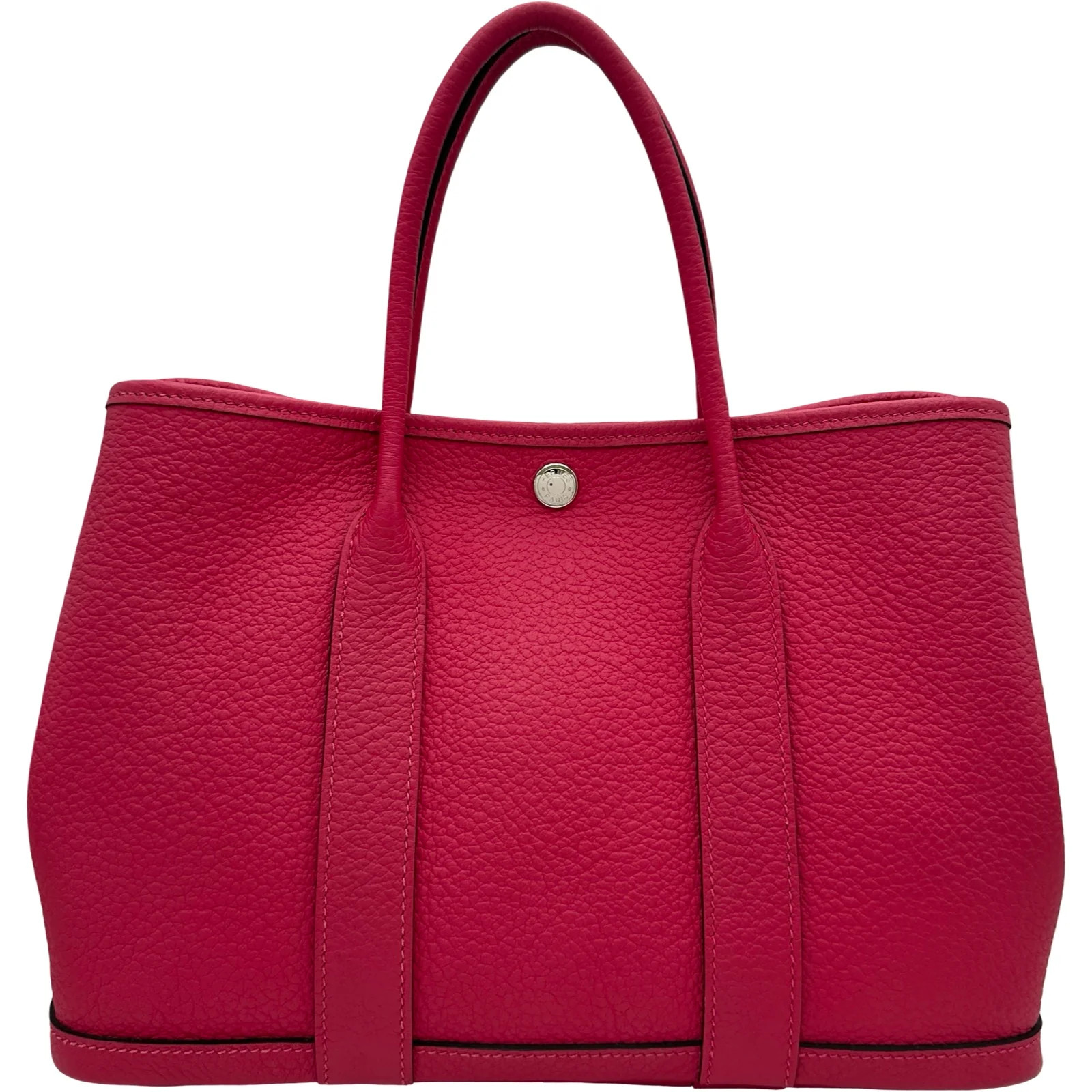 HERMES Garden Party TPM Rose Mexico Tote Y Stamp #OKB9764