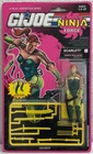 GI Joe 1992 Ninja Force Scarlett Counter Intelligence Hasbro Mint On Card