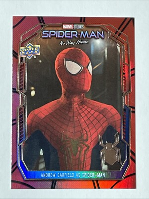 2023 UD Marvel Studios Spider-Man No Way Home Ensemble Red & Blue Foil #E2