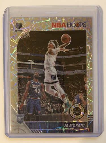 2019-20 NBA HOOPS PREMIUM STOCK JA MORANT- Lazer Prizm #259 - Picture 1 of 2