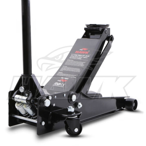 HAWK 2.5 TON HEAVY DUTY HYDRAULIC CAR JACK WITH ROLLING WHEELS FOR GARAGE USE - Picture 2 of 11