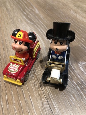 Mickey Mouse Fire Truck Engine No 5 Walt Disney Productions Die Cast