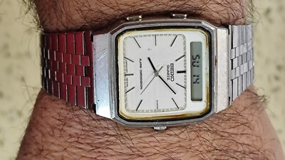 VINTAGE SEIKO 70s 80s H357-500A WATCH Digtal Work anlog not work