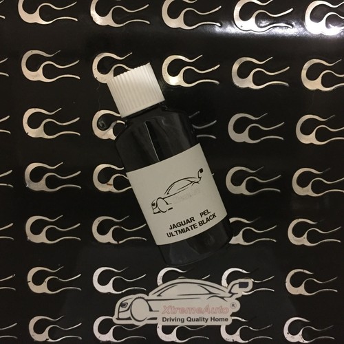 JAGUAR ULTIMATE BLACK PEL PAINT TOUCH UP REPAIR KIT 30ML SCRATCH CHIP