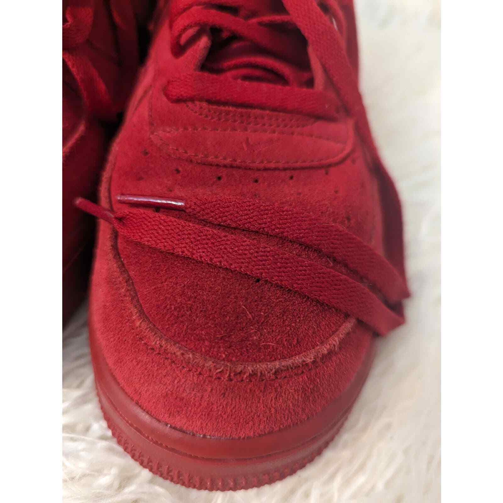 Nike Air Force 1 Mid Red October triple gym red s… - image 4