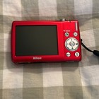 Nikon Coolpix S203 10Mp Digital Camera 3x Nikkor Optical Zoom W/Case Tested Good