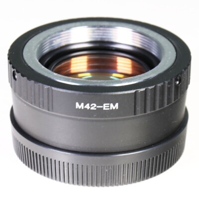 Focal Reducer Speed Booster Adapter M42 Objektiv für Canon EOS M M5 II M50 EF-M