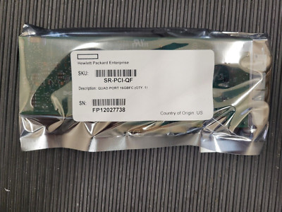 SR-PCI-QF HPE Nimble 16Gb Fibre Channel 4-port Spare Adapter (Q8F58A) NEW/w SFPs