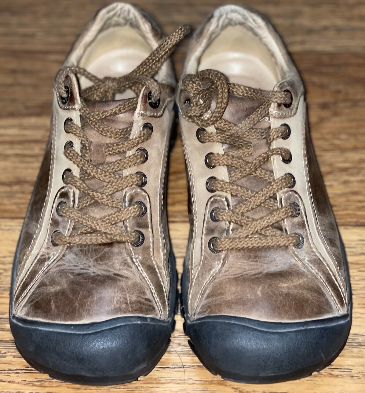 Scarpe da trekking Keen Briggs marroni in pelle donna 7 5