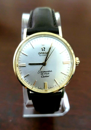 Antique 1967 Cartier 18k Gold Omega 