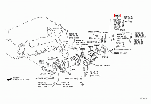 Genuine Toyota Prado KDJ150 1KD 3.0 Diesel Exhaust Gas Recirculation EGR Valve - Picture 5 of 11