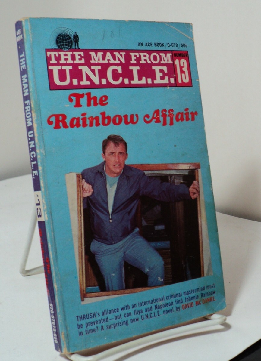 Man from U N C L E  13 -The Rainbow Affair by D McDaniels - Ace G-670 -  1967