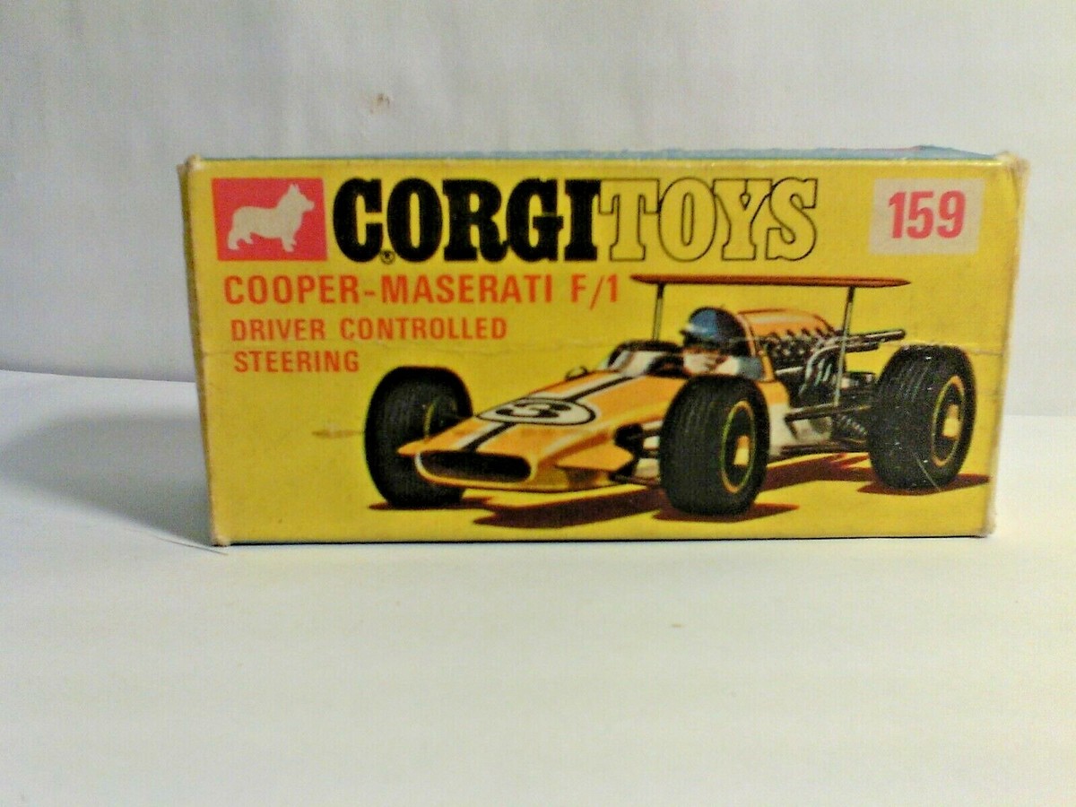 Miniature Corgi 1/43 Cooper Maserati F1 Jaune - Belgique N°159