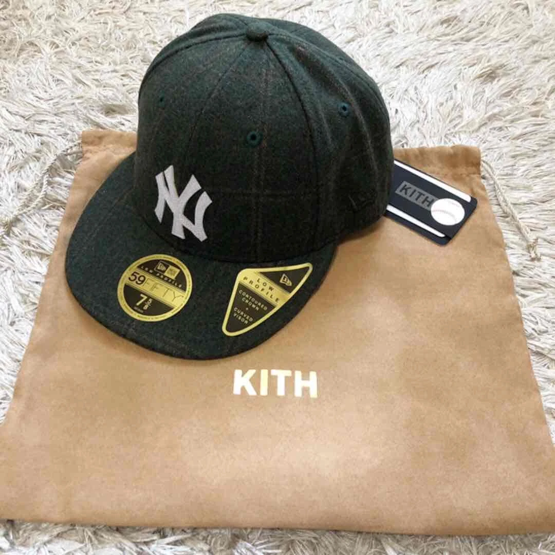 定番人気安い NEW ERA - kith newera cap ニューエラ 7 5/8 ブラックの
