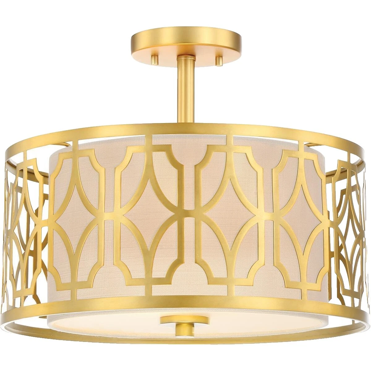 Sala De Estar Tela Lámparas tradicionales y luminarias de techo