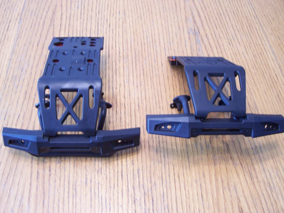 HPI Savage X 4.6 GT-6 Front & Rear Bumpers with Skid Plates Bulkhead & Brace - Image 3 of 4