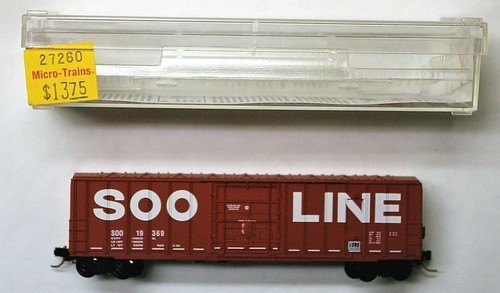 MTL Micro-Trains 27260 Soo Line SOO 19369 50 pies vagón de carga | Zustand: New
