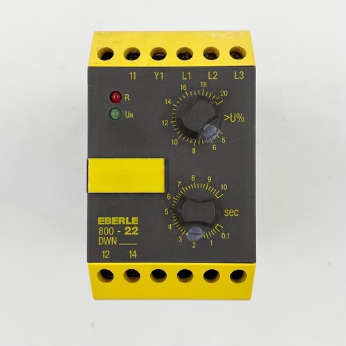 Relé de monitoreo trifásico Eberle 800-22 156 400 DWN 400 VAC - Imagen 2 de 4
