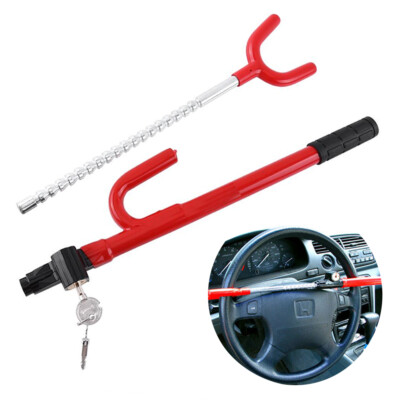 Universal Car Truck SUV Lock The Club Twin Hooks Steering