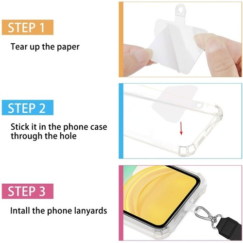 Cellphone Lanyard for Around The Neck Adjustable Crossbody Phone Strap Lanyard - 第 6/17 張圖片