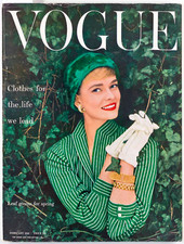 Susan Abraham NORMAN PARKINSON Australia VOGUE February 1955 JOHN WARD Huston UK