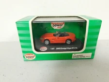 Model Power 1/87 Die Cast Box# 19281 2003 Dodge Viper RT/10 red convertible