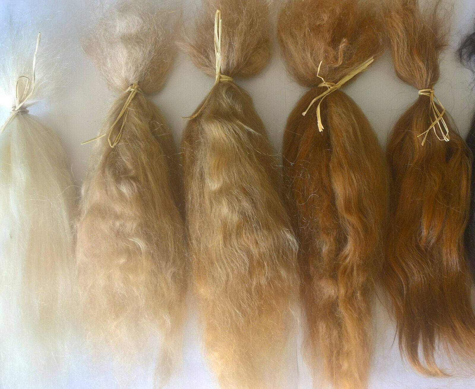 Straight Super Soft Suri Alpaca Blonde and brown Collection