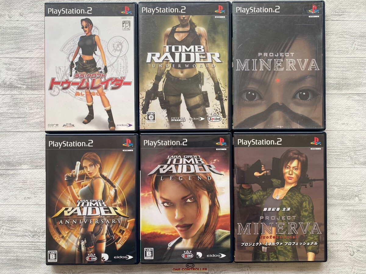 SONY PS2 Tomb Raider & Anniversary & Underworld & Legend