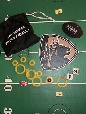 USF University South Florida Bulls Collegiate Finger Football ZeloSports   NEW
