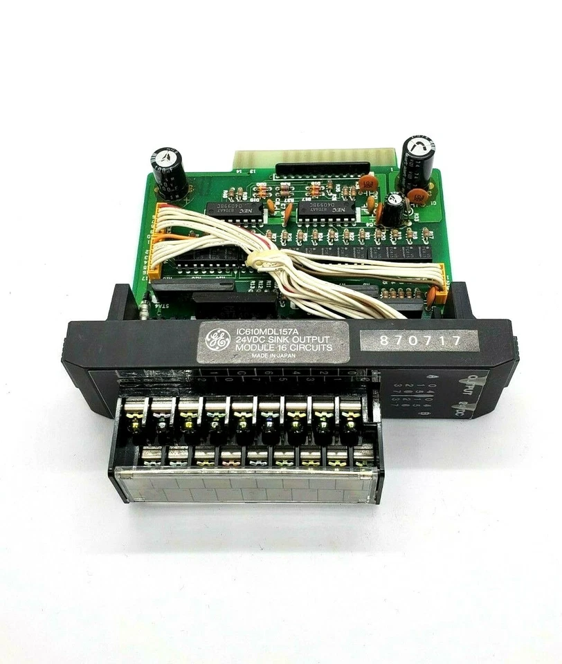 GE IC610MDL157A 24VDC SINK OUTPUT/16 PROGRAMMABLE CONTROLLER *UT29 - Image 2 of 3