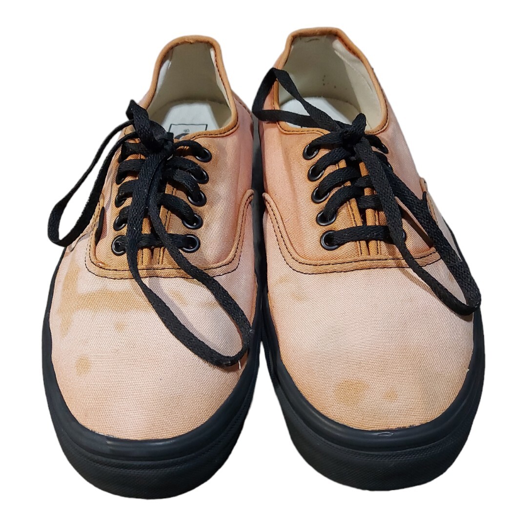 Black and Bleached Van's Shoes Men's Size 10