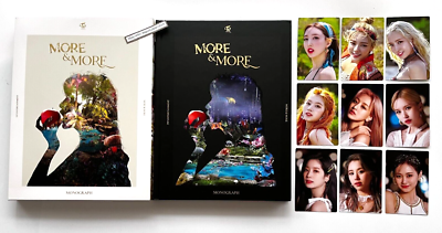 TWICE More & More Monograph Photobook + Photocard Ⅽomplete Set of