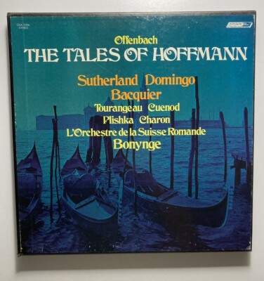 Offenbach THE TALES OF HOFFMANN 3xLP Vinyl BOX SET OSA-13106 Sutherland Domingo