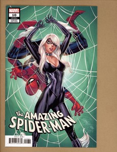 Amazing-Spider-Man-10-J-Scott-Campbell-Variant-NM-Black-Cat