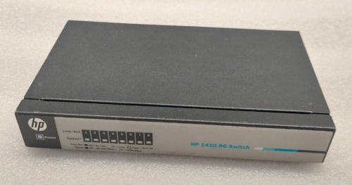 HP 1410-8G J9559A 8-Port Gigabit Network Ethernet Switch NIC - No PSU